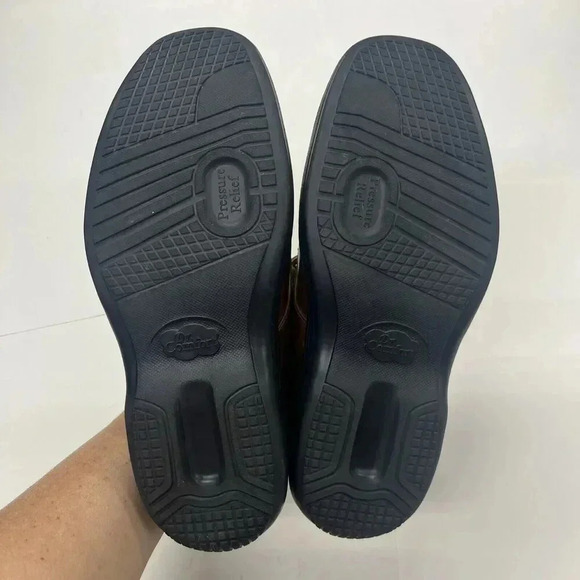 Dr. Comfort Frank Mens Diabetic Orthopedic Shoes Size 9.5 WIDE Hook & Loop Brown - Picture 11 of 12